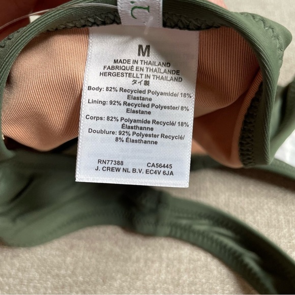 NWT J. Crew Heritage 1989 High-Leg Lined Bikini Bottom Swim Pool Beach Vacation - Picture 5 of 8